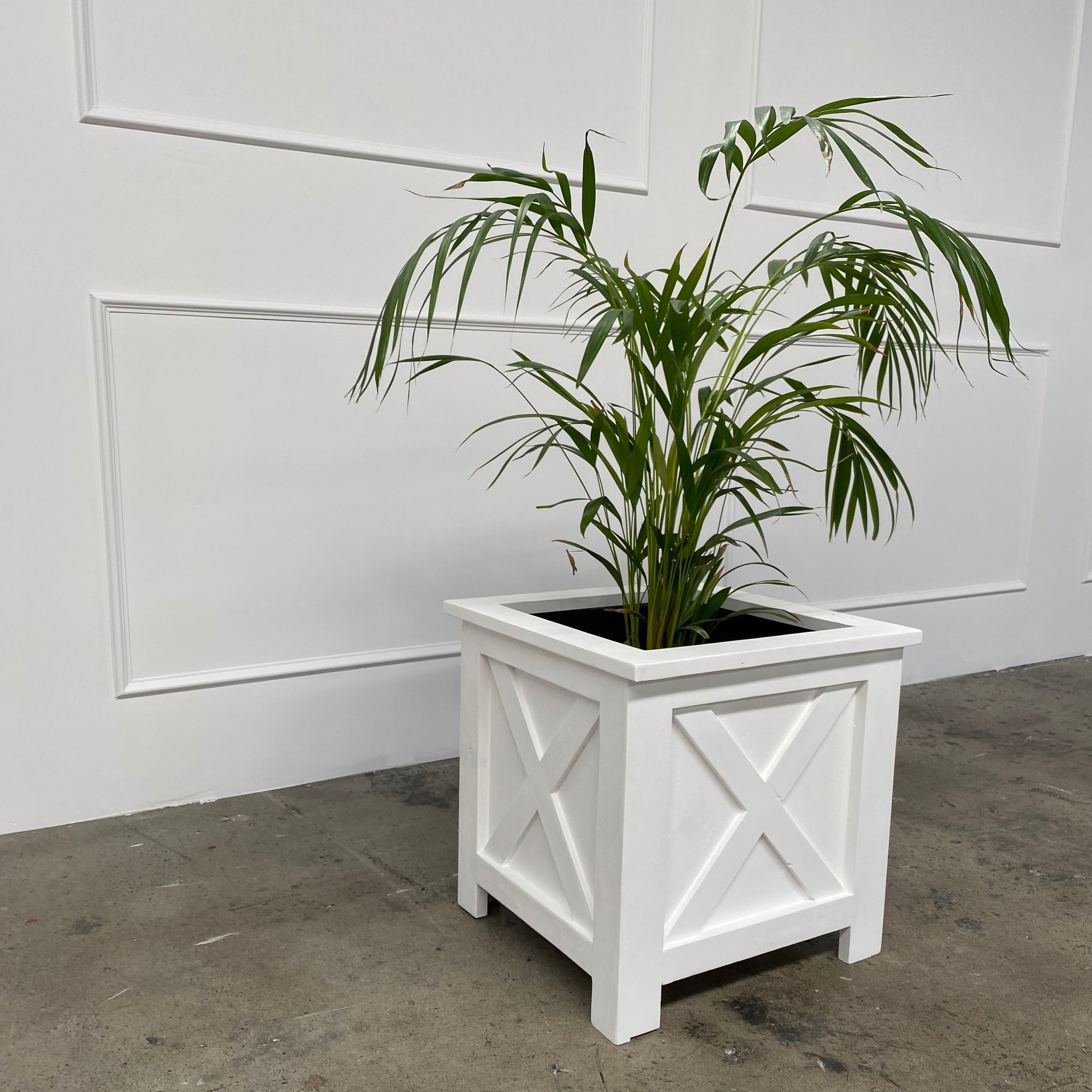 Planter Box Wooden Hamptons Style 45cm Melbourne Delivery