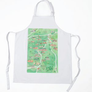 Barossa wine region maBarossa wine region map BBQ apron perfect Valentines Day gift