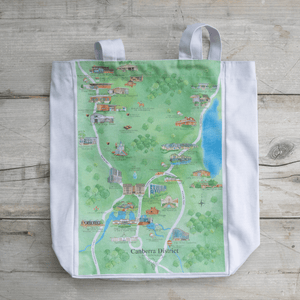 The perfect canvas tote bag for friends or family who live in or love Canberra