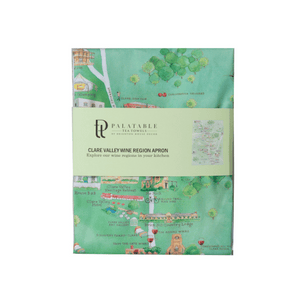 Clare Valley wine region map BBQ apron in packaging perfect Valentines Day gift