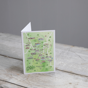 The perfect blank inside greeting card for friends or family who live in the Hunter Valley