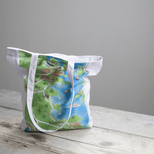 The perfect canvas tote bag for friends or family who live in or love visiting Sydney NSW