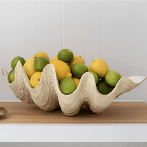 a huge clamshell makes a fabulous console display for lemons and limes available for immediate dispatch or same-day curbside pickup Melbourne VIC