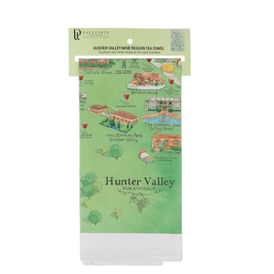 Palatable Tea Towels Hunter Valley wine region tea towel
