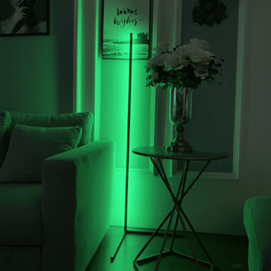 90 degree corner lamp illuminated in green available for immediate dispatch or same-day curbside pickup Melbourne VIC